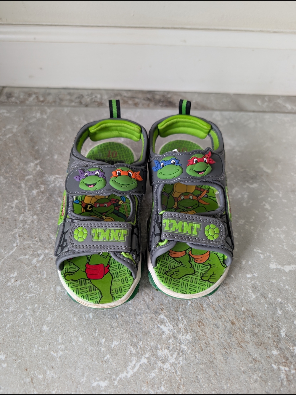 Kids Teenage Mutant Ninja Turtles Sandals